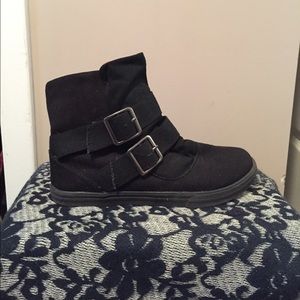 Brand new black booties