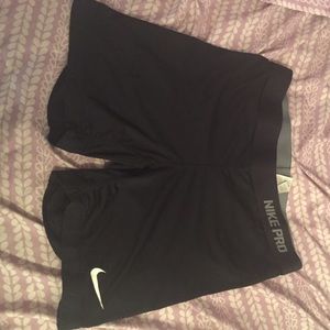 Nike pro 5" compression shorts