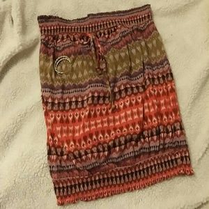 Strapless boho top size M