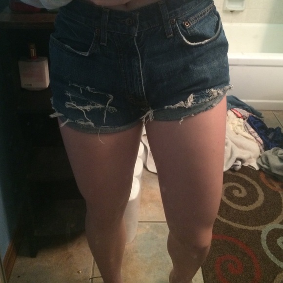 Homemade high waisted shorts
