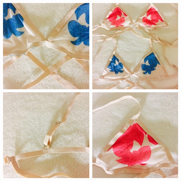 💥💥Back in Stock! Floral Strappy Bustier Bralette - Picture 3 of 4