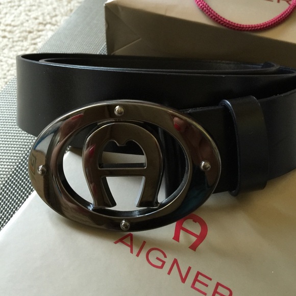 AIGNER leather belt