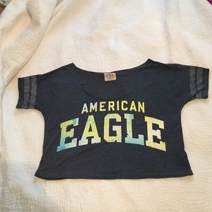 American Eagle Graphic Crop Top