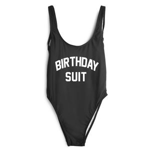 Brand new "birthday suit" bathing suit