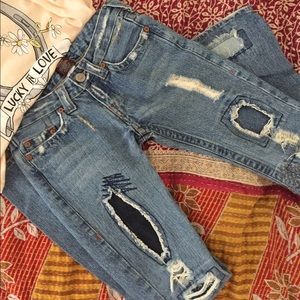 True Religion Distressed Jeans