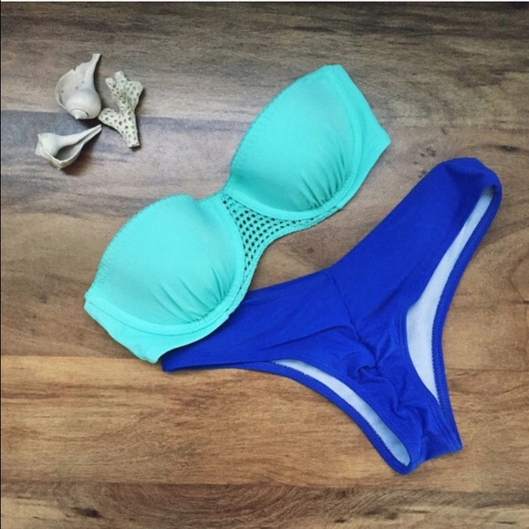 Rouched Brazilian Bikini Bottoms