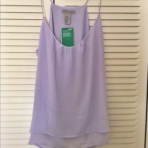NWT H&M Lilac/Lavendar spaghetti strap H&M blouse