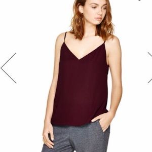 Babaton Everly Camisole (from Aritzia) Maroon