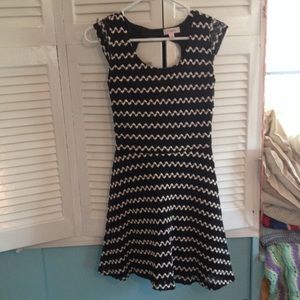 Black and white dress