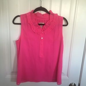🌸Final sale🌸 Pink Jcrew Silk Blouse