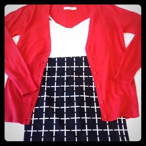 NWT Black & White Mini Skirt