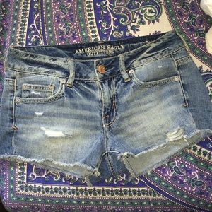 American eagle outfitters jean shorts