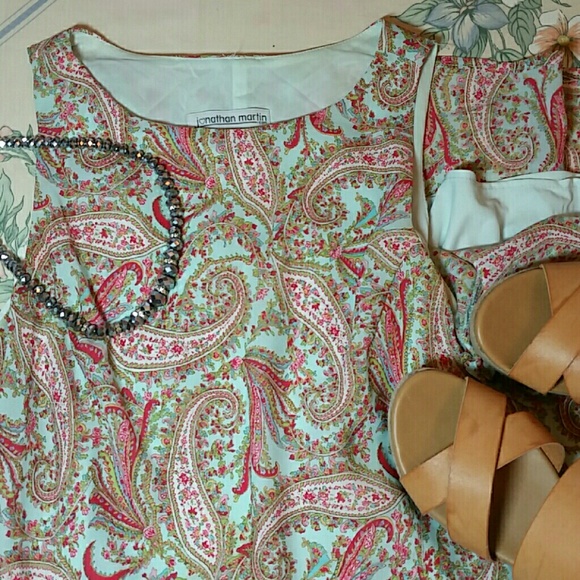 Beautiful paisley maxi dress