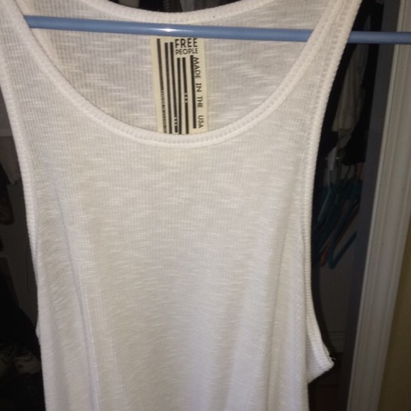 White free people tank top!!!