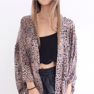 Nasty gal cheetah print comfy cute cardigan