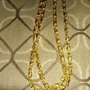 Long gold chain