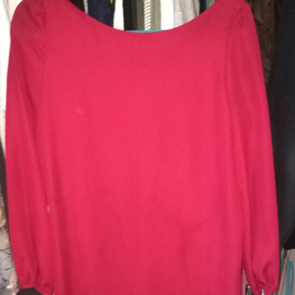 Longsleeve red dress!
