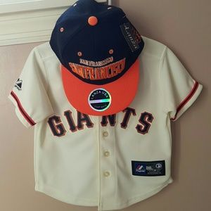 San Francisco Giants Jersey and Hat