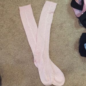 Victoria's Secret Pink Knit Socks NEW