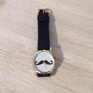 Urban Outfitters Mustache Watch