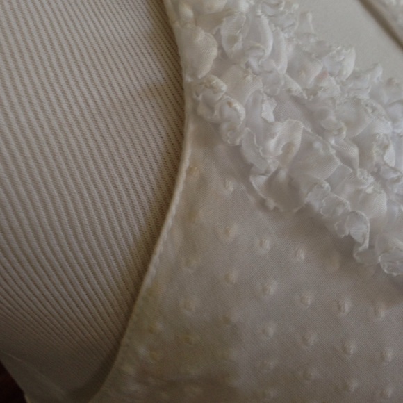 JCrew white Swiss dot halter dress Sz 4 - Picture 4 of 4