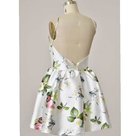 Floral Fit and Flare Dress - Picture 2 of 3