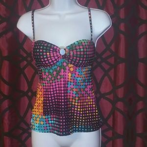 Multicolor CAPTIVA tankini (top only)