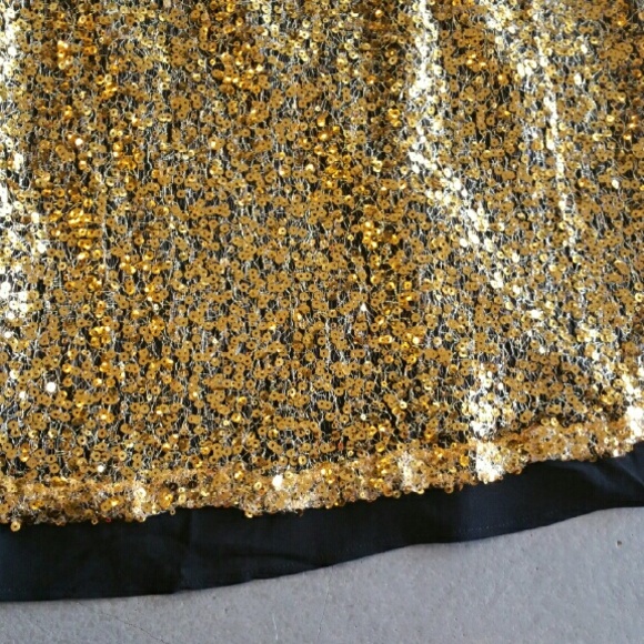 GOLD SEQUIN TOP - Picture 4 of 4