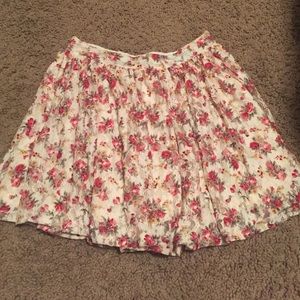 Floral skater skirt