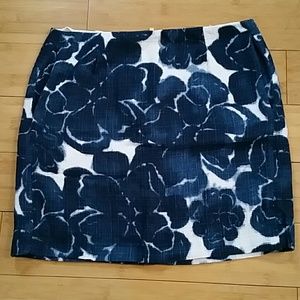 J. Crew Canterbury Bells mini skirt