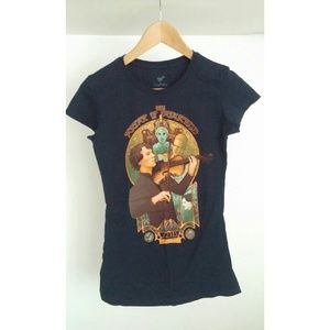 Navy Sherlock Graphic Tee Fury Top