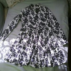 ASOS maternity black and white dress