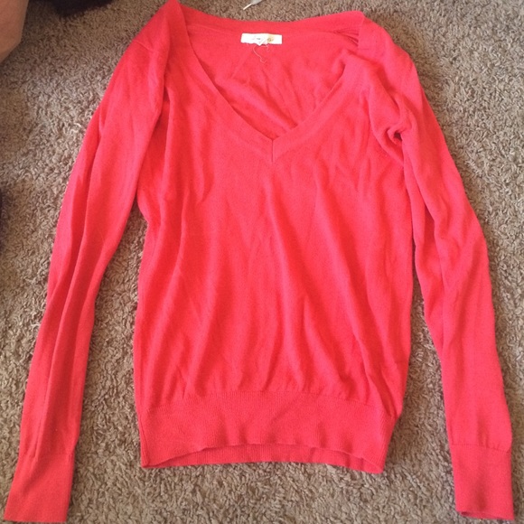 red v neck