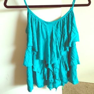 Teal tank top
