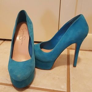 Jessica Simpson Turquoise  pumps