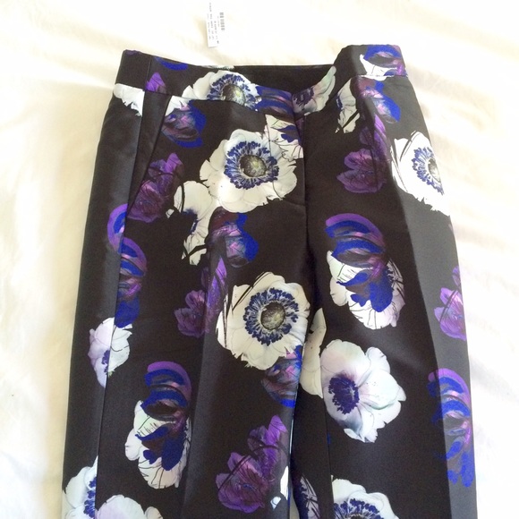 Jcrew Patio Pant in Violet Poppy