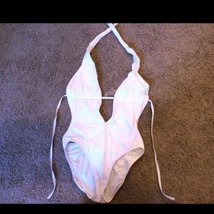 White one piece never worn