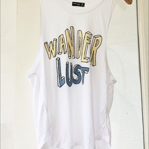 Wanderlust Tank Muscle Tee