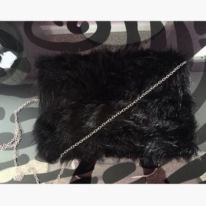 Faux fur Clutch/Shoulder bag
