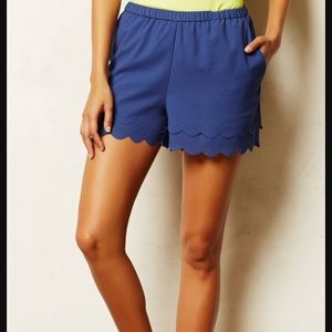 Anthropologie scalloped shorts, brand new, tags on