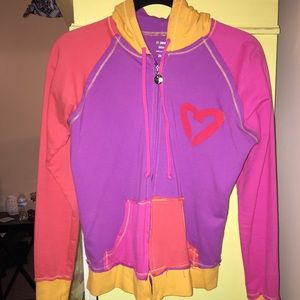 I ❤️ ZUMBA Zip Up Hoodie SZ Small