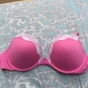 Pink push up bra 38C