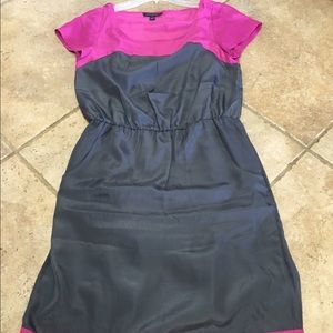 Magenta/gray dress