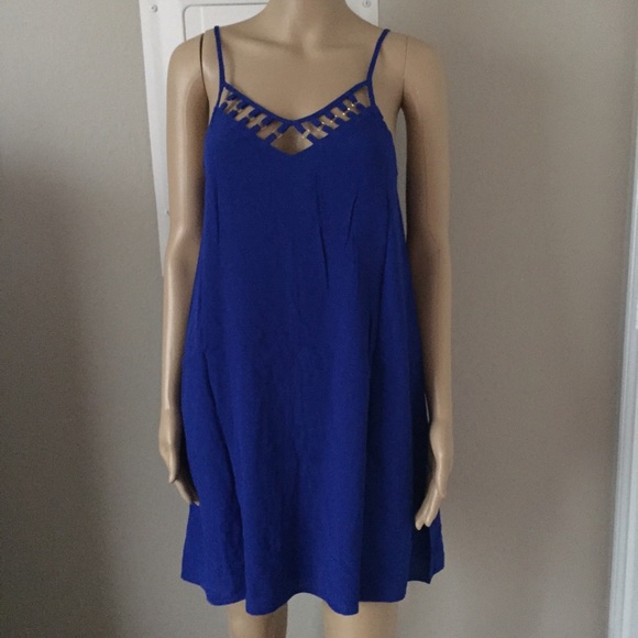 LAST ONE!⭐️IRIS Royal blue mini dress - Picture 3 of 4