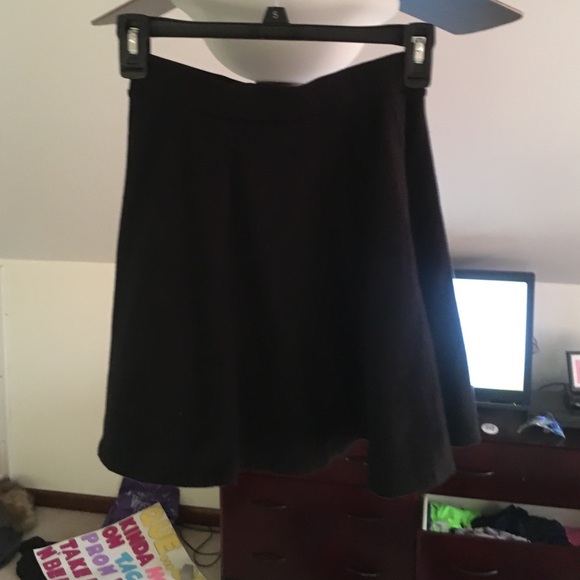 Black skater skirt
