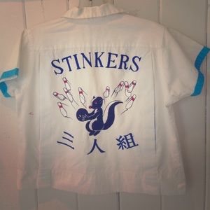 Vintage (1950s) "Stinkers" bowling shirt