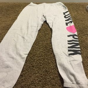 Vs pink sweatpants