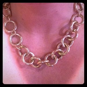 J.Crew Gold Statement necklace 😍😍