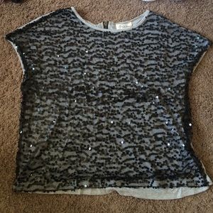 sequin top