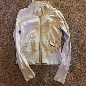 Roxy zip up sweatshirt